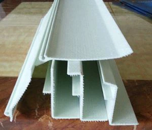Frejms ta ' Louver Pultruded Fiberglass FRP reżistenti għall-korrużjoni u xfafar profili għall-Windows u l-ħitan